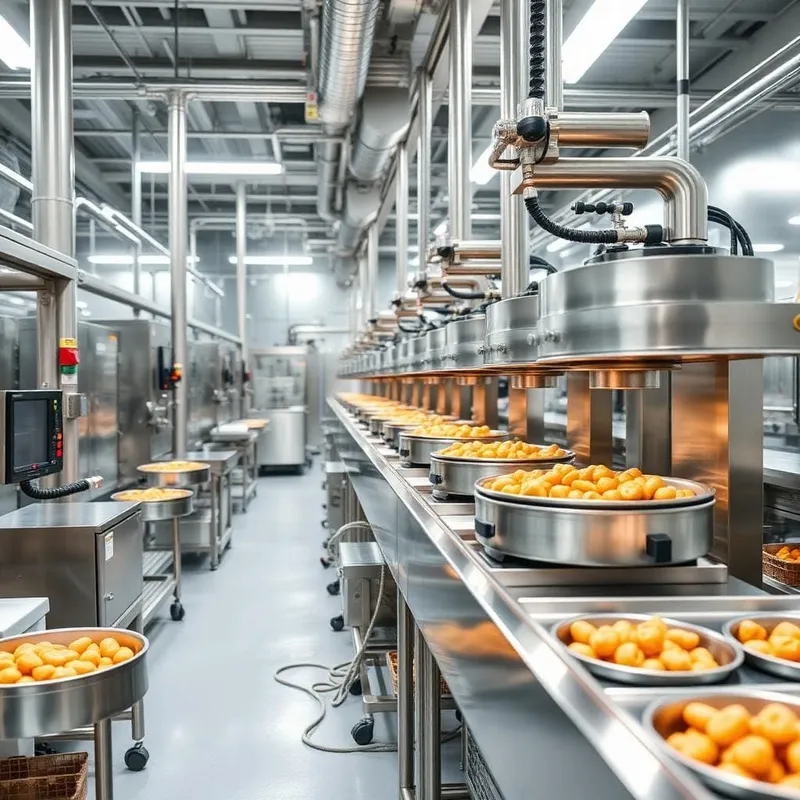 HACCP·GMP 인증 식품 제조 공장 라인 전경