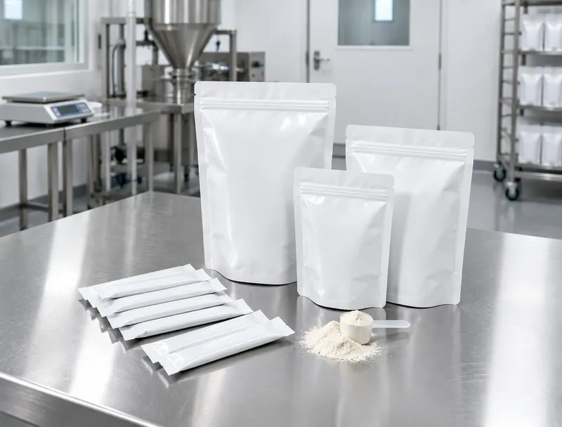 스몰배치로 한정 생산된 단백질 제품 샘플